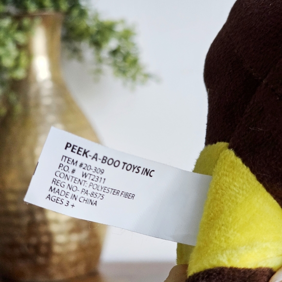 Peek-A-Boo Disguisimals Corgi Plush Bee Dog Dressed as a Bee Stuffed Animal Toy - Picture 11 of 11